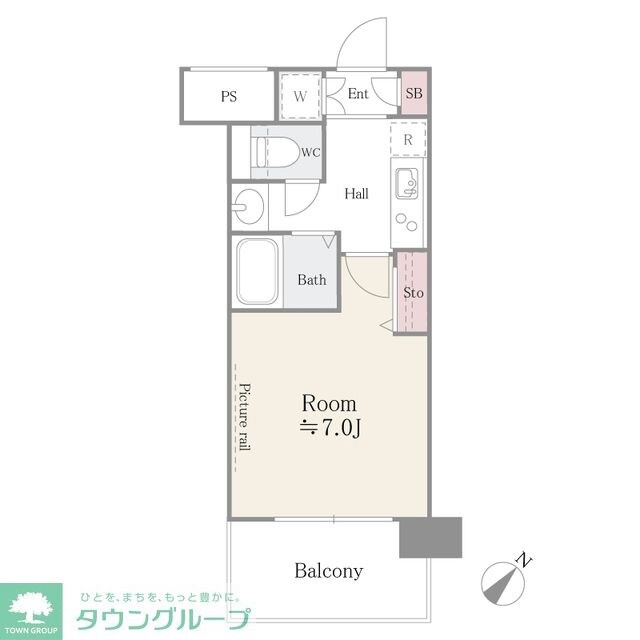 アルテーヌ新横浜の物件間取画像