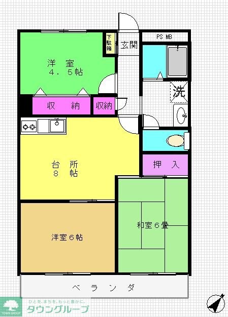 ルミエール藤が丘の物件間取画像