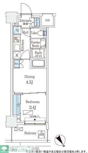 エル・セレーノ横浜の物件間取画像
