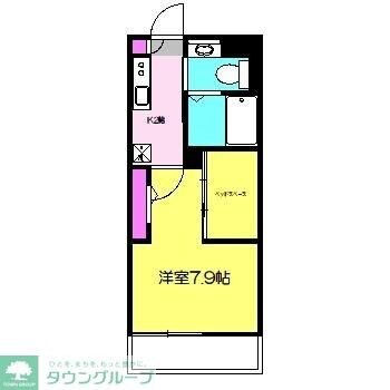 パルコート宮崎台の物件間取画像