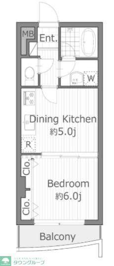 グランシェルの物件間取画像