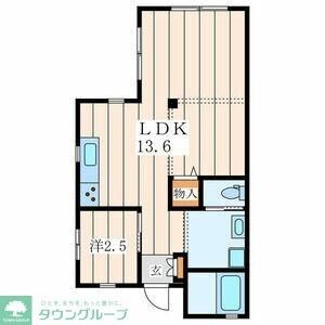 Fermier湘南台の物件間取画像