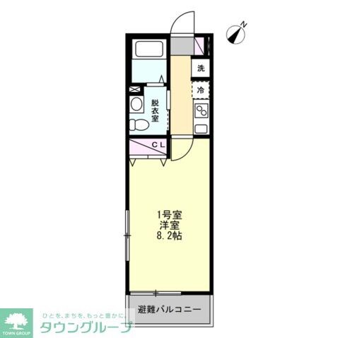 T&Fレジデンス南林間Aの物件間取画像