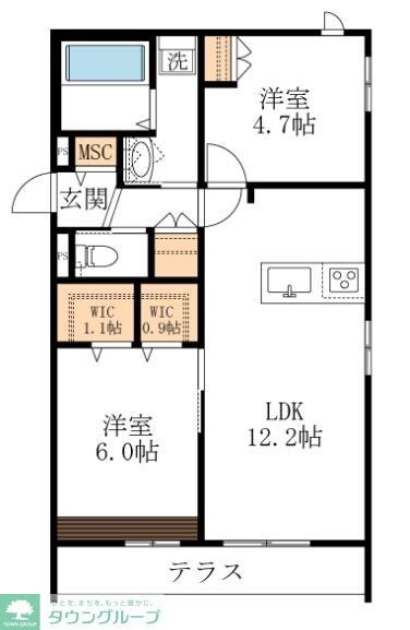 Edel Maisonの物件間取画像