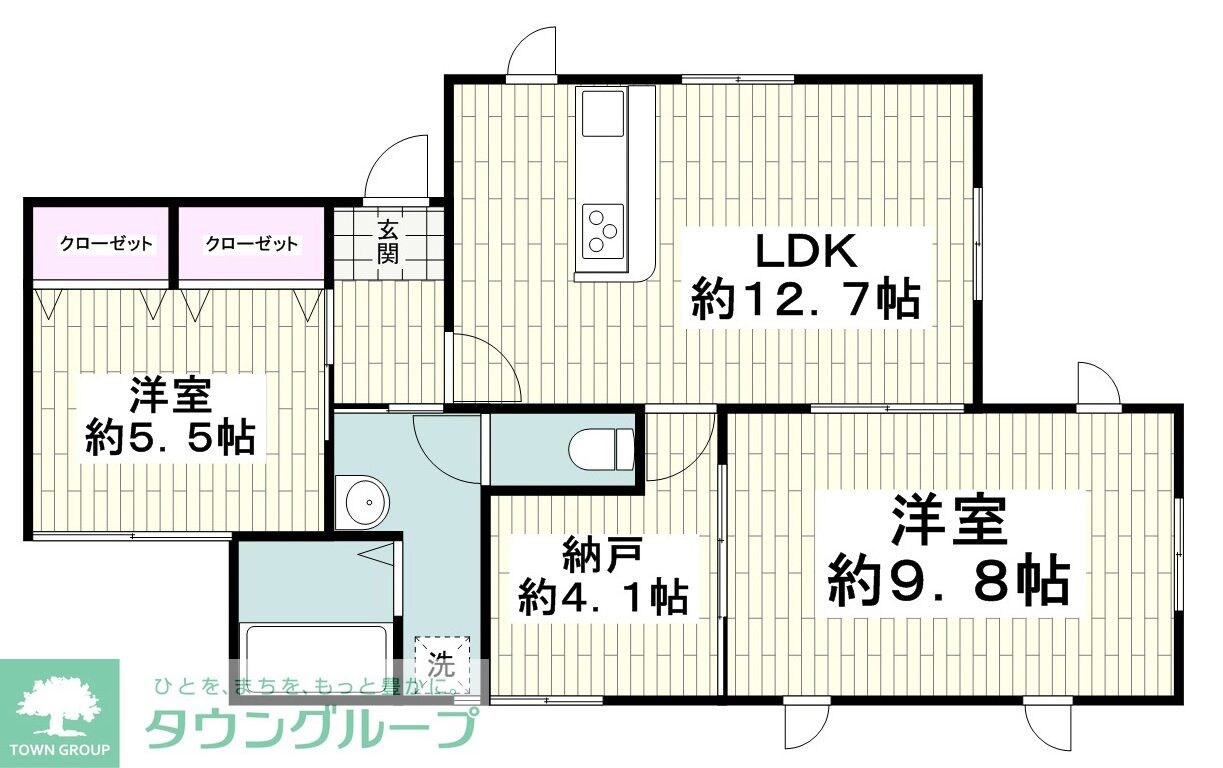 ジュネス鵠沼の物件間取画像
