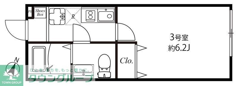 NIKEモダン海老名の物件間取画像