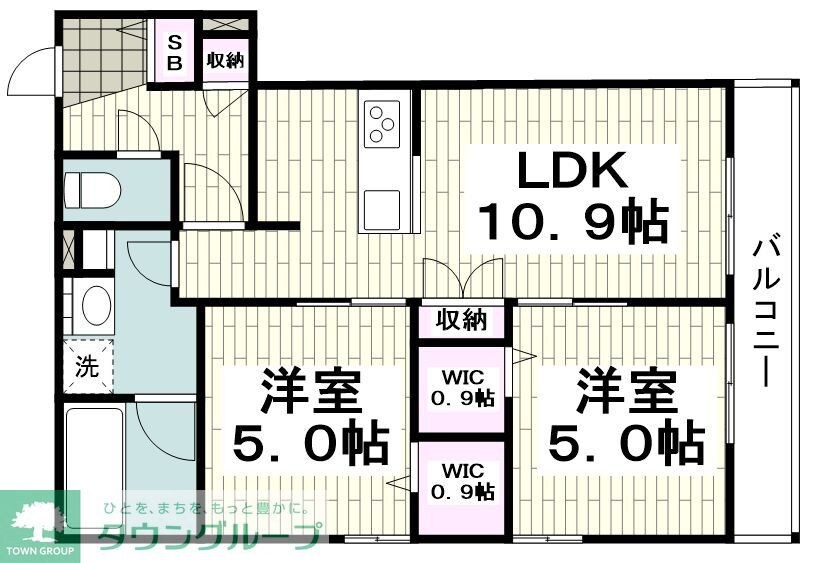 SOUTHERN-St_Route33の物件間取画像