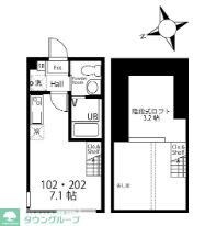 ハーミットクラブハウス戸塚ロータスコートの物件間取画像