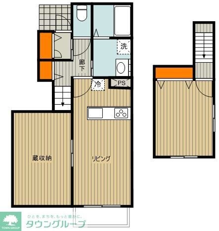 ファビラスハウスA棟の物件間取画像