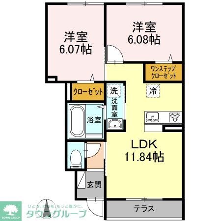 クレアージュの物件間取画像