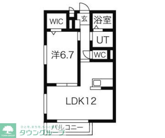 グリュースの物件間取画像