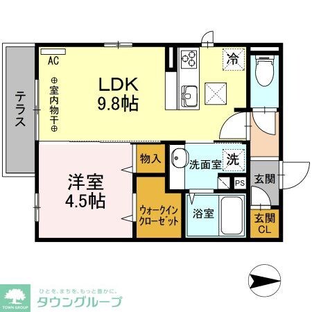 サンフェリーチェ海老名の物件間取画像