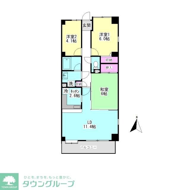 RIS中央林間の物件間取画像
