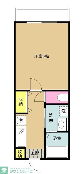 フルセイル厚木の物件間取画像