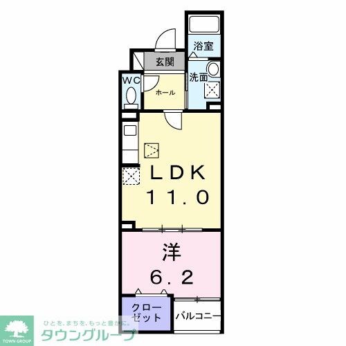 ルリアンラポーズの物件間取画像