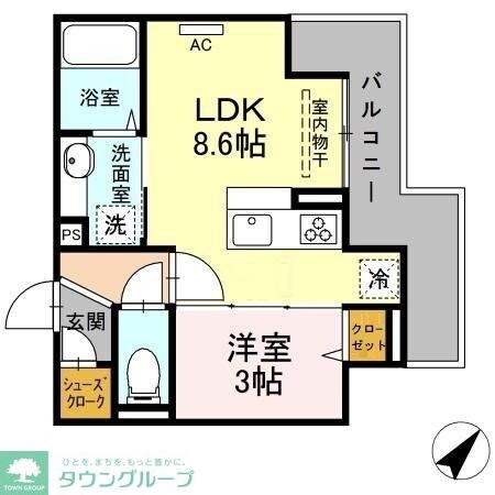 ピュアハイム大倉山の物件間取画像