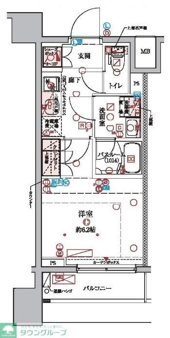 ラクラス横浜の物件間取画像