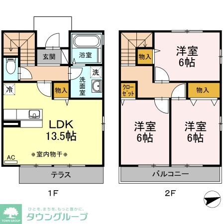ポート・ルピナス A棟の物件間取画像
