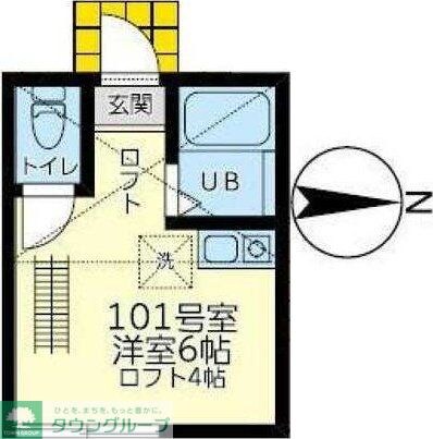 ユナイト鶴見ルーカスの杜の物件間取画像