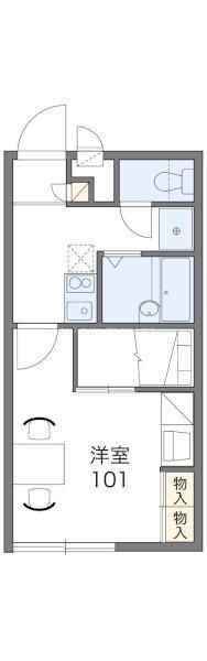 レオパレスホンゴーパレスの物件間取画像
