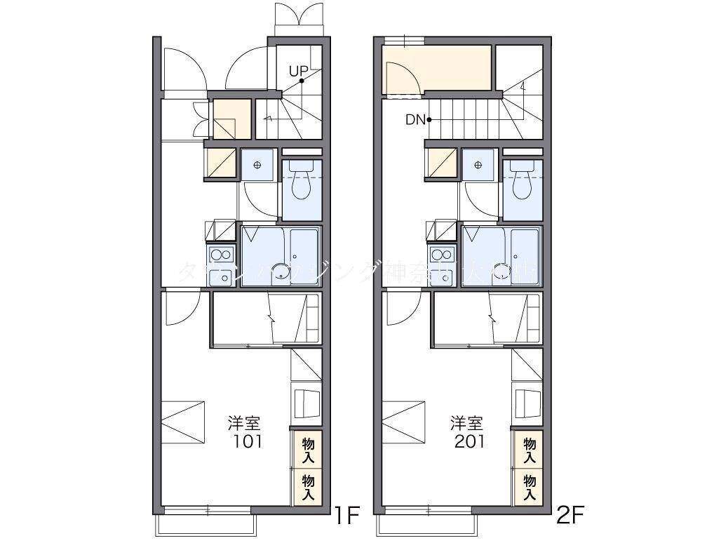 レオパレスカサグランデの物件間取画像
