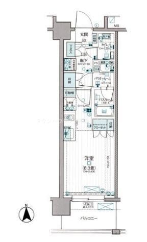デュオステージ海老名の物件間取画像