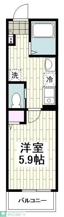 MELDIA Petia渋谷の物件間取画像