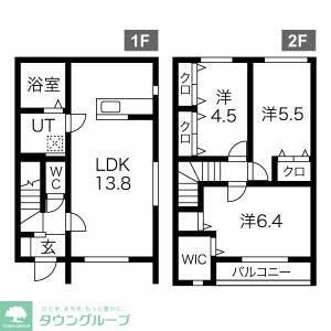 Merveill Iの物件間取画像