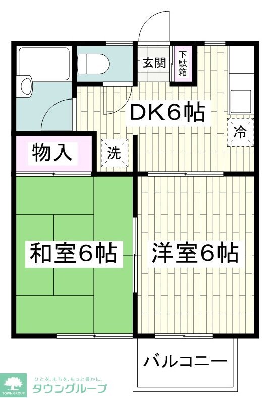 フロンティア92 Bの物件間取画像