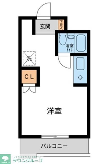 コスモヒロ南台の物件間取画像