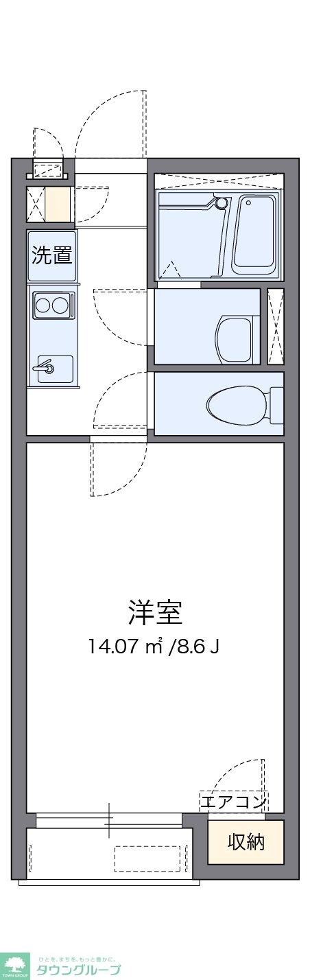 レオネクスト百合IIの物件間取画像