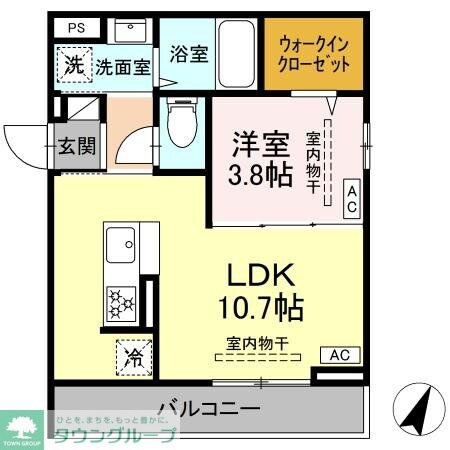 フラクタス相南1丁目の物件間取画像