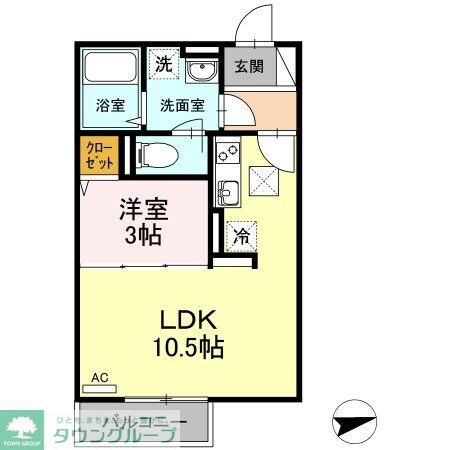 laid-backの物件間取画像