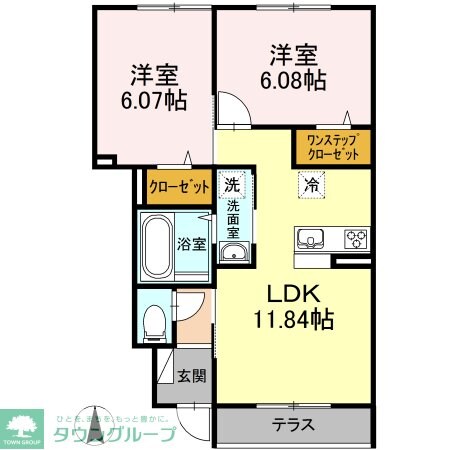 クレアージュの物件間取画像