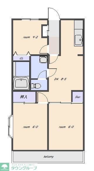 プレテラス緑園の物件間取画像