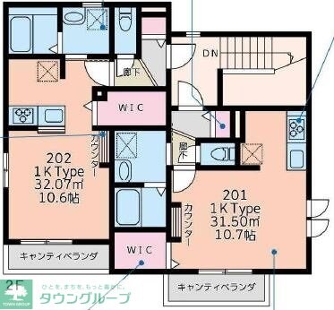 ルナ・ピエナ北里の物件間取画像