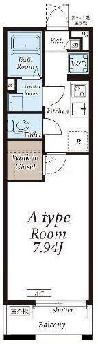 グレイス大和の物件間取画像