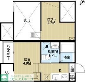 エスポワール堀田(エスポワールホリタ)の物件間取画像