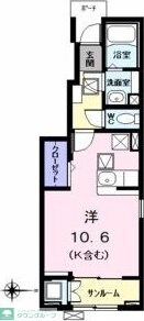 グレース シャトレ 二番の物件間取画像