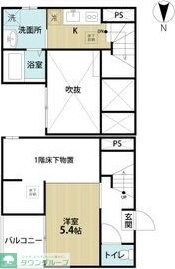 Classe上流(クラッセカミナガレ)の物件間取画像