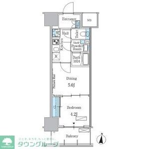 パークアクシス名古屋山王一丁目の物件間取画像