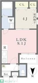 Cherim柴田の物件間取画像