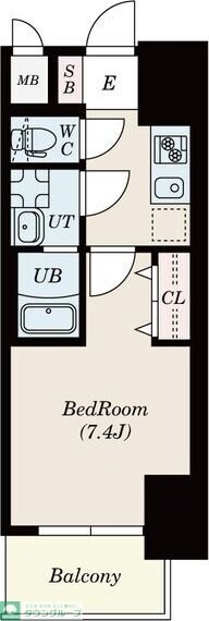 S-RESIDENCE堀田Northの物件間取画像