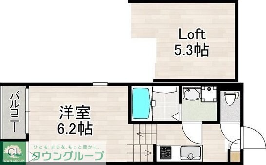 ハーモニーテラス切戸町IIIの物件間取画像