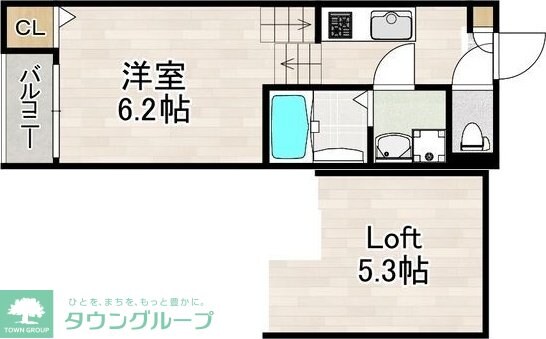 ハーモニーテラス切戸町IIIの物件間取画像