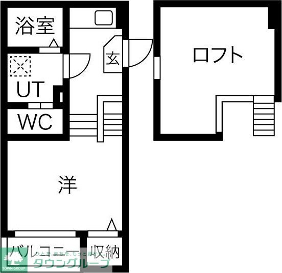 ネオメゾナ津賀田の物件間取画像