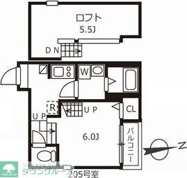 ハーモニーテラス十番IVの物件間取画像