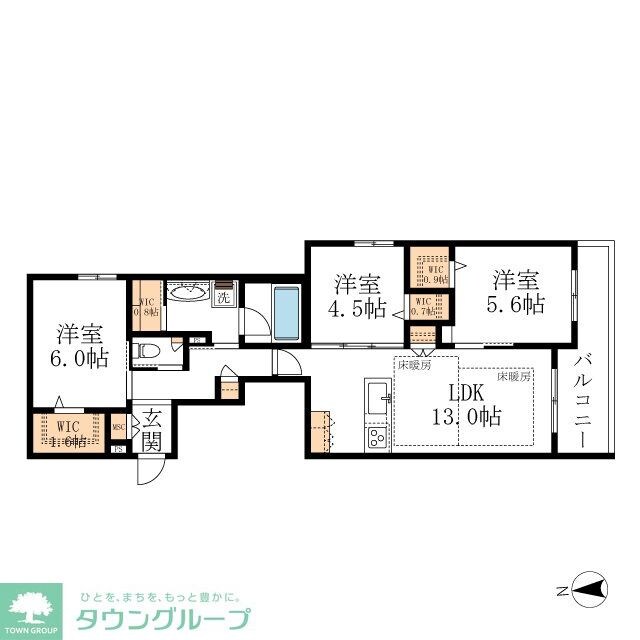 HEBEL MAISON 徳川園の物件間取画像