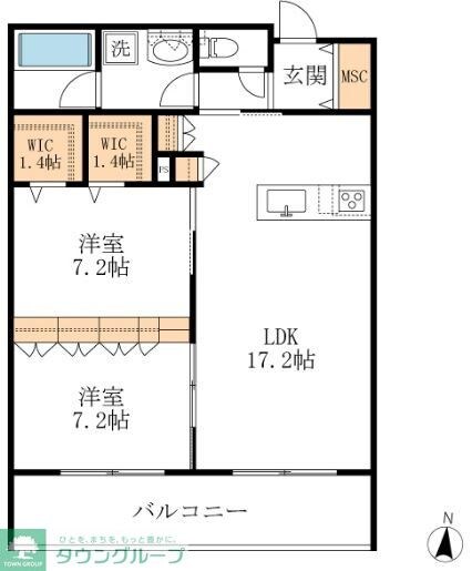 アイグレイス白壁の物件間取画像