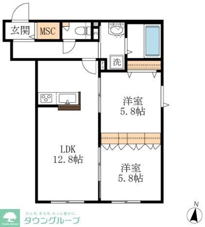 プライア桜山の物件間取画像